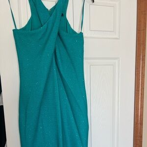 St. John dress, beautiful dress with sparkles in the material